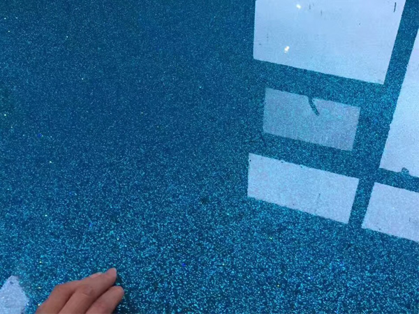 自流平浮動(dòng)彩砂地坪